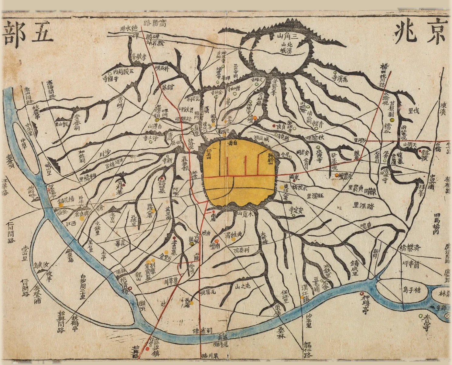 경조오부도